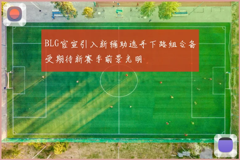 BLG官宣引入新辅助选手下路组合备受期待新赛季前景光明